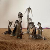Figure per presepe in vetro