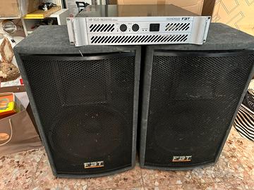 USATO CASSE + AMPLIFICATORE  tel.3356728686