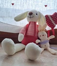 Coppia peluche coniglietti