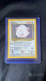 Pokemon TCG Chansey Set Base Holo 3/102 - ITA NM-