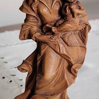 Madonna con Bambino - scultura legno Val Gardena