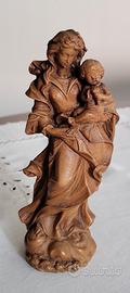 Madonna con Bambino - scultura legno Val Gardena