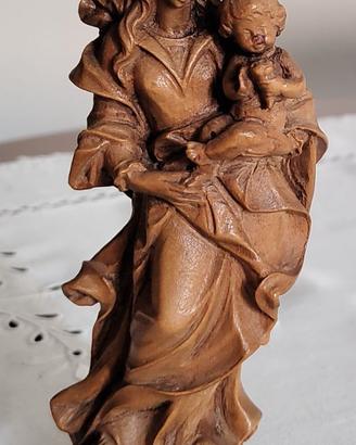 Madonna con Bambino - scultura legno Val Gardena