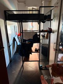 letto soppalco + materasso