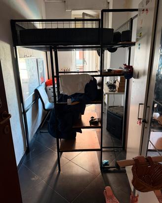 letto soppalco + materasso