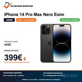 Apple iPhone 14 Pro Max 128GB Nero Esim