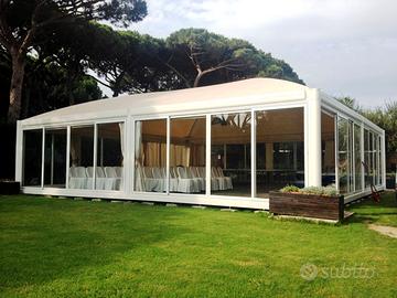 Gazebo Tensostruttura MT 12 X 12 Nuovo Certificato
