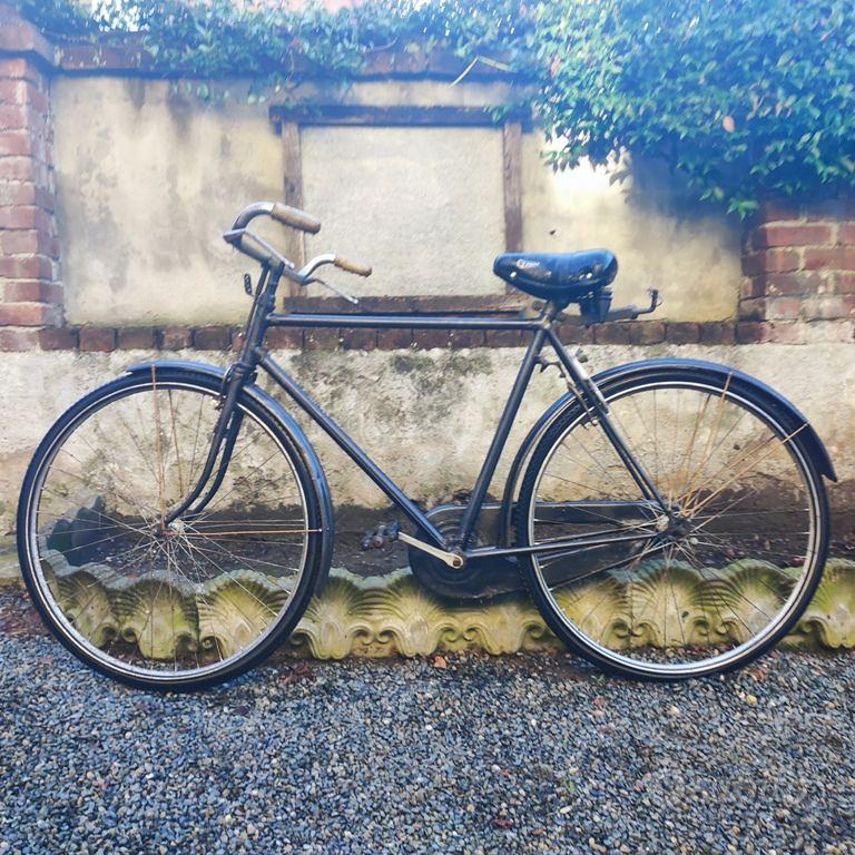 LUCCHETTO D'EPOCA BICI BICICLETTA VINTAGE CICLO Serratura Posteriore '60 | eBay