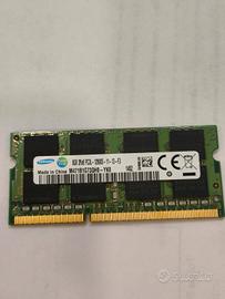 MEMORIA RAM SAMSUNG DDR3 8 GB SO-DIMM 12800S