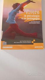 libri Vivere la psicologia e la pedagogia. 1° bien