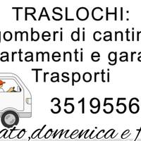 Traslochi,sgomberi,montaggio e smontaggio