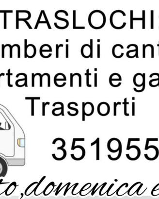 Traslochi,sgomberi,montaggio e smontaggio