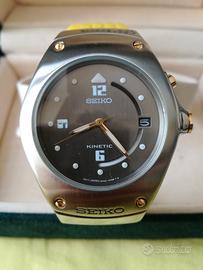 seiko vintage kinetic 5m42 mai  utilizzato 