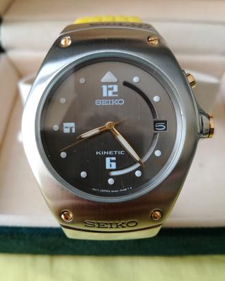 seiko vintage kinetic 5m42 mai  utilizzato 