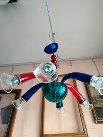 lampadario colorato  murano venezia
