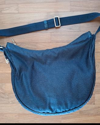 Borsa Borbonese mezza luna media colore nero 