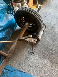 carrello carretto  trasporto moto zappa