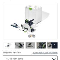 FESTOOL sega TSC 55 KEB-Basic + T18