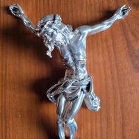 Crocifisso laminato argento