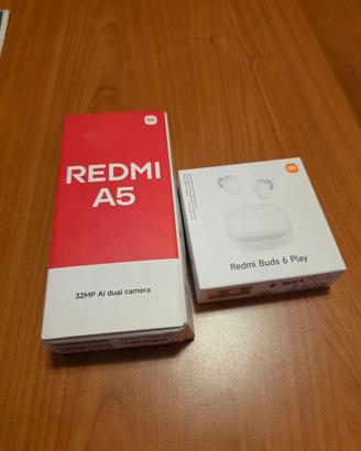 Xiaomi Redmi A5 + Buds 6 NUOVI