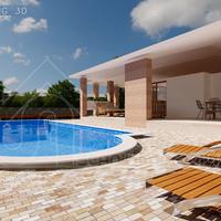 Terreno con progetto per villa con piscina