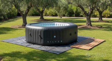 Piscina spa gonfiabile idromasaggio