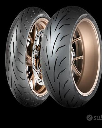 Coppia pneumatici Dunlop Qualifier Core 120 + 160