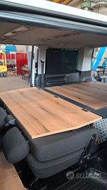 camperizzato letto estraibile per Volkswagen T5/T6