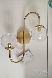 Applique in ottone con attacco G9 – Nuovo mai usat