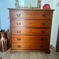 Scarpiera in legno con cassetto