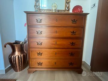 Scarpiera in legno con cassetto