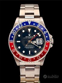 rolex gmt master 2 pepsi ref 16710 1998 40 mm