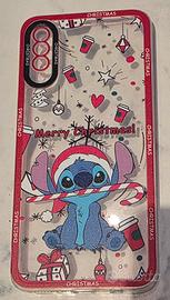 Custodia silicone Samsung A70 Stitch Natale