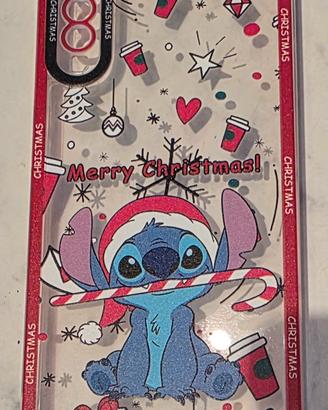 Custodia silicone Samsung A70 Stitch Natale