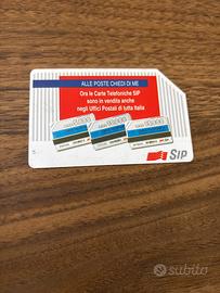 Scheda telefonica rara SIP da 10.000 lire