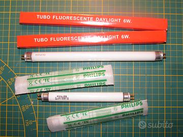Tubo fluorescente a luce naturale da 4w/6w