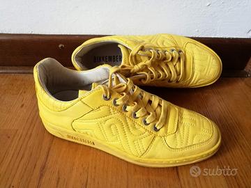 Scarpe BIKKEMBERGS 37 donna uomo vera pelle gialla