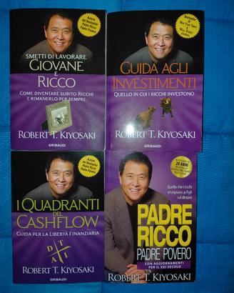 KIYOSAKY 4 LIBRI