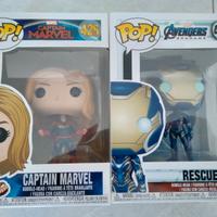 Funko pop captain marvel e rescue