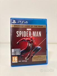 Marvel Spider Man PS4- edizione Game of the Year