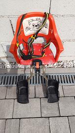 seggiolino anteriore bicicletta  gatto