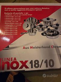 Batteria di pentole inox