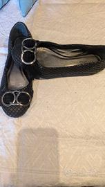 Ballerine nere camoscio 