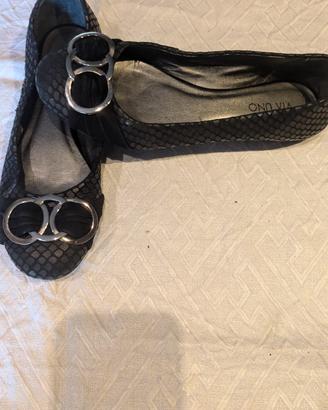 Ballerine nere camoscio 