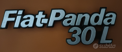 Logo fregio stemma Fiat Panda 30 L