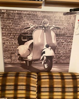 Quadro vespa tela