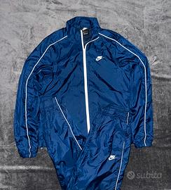 Tuta Nike Acetata Originale Blu – Y2K Taglia S