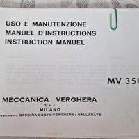 Libretti d'epoca di uso e manutenzione  MV Agusta