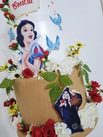 Torta scenografica tema Biancaneve