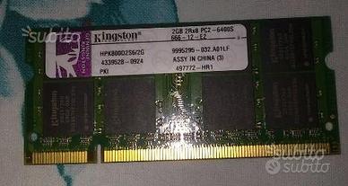 Memorie ram notebook